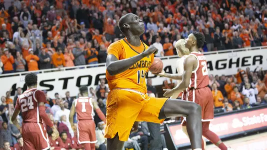 Image Taken at the Oklahoma State Cowboys vs Oklahoma Sooners Basketball Game, Wednesday, January 23, 2019, Gallagher-Iba Arena, Stillwater, OK. Bruce Waterfield/OSU Athletics