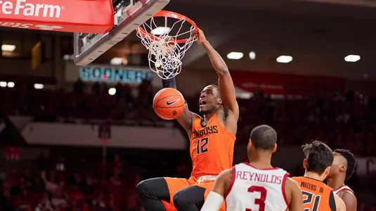 Cam McGriff Dunk vs. OU