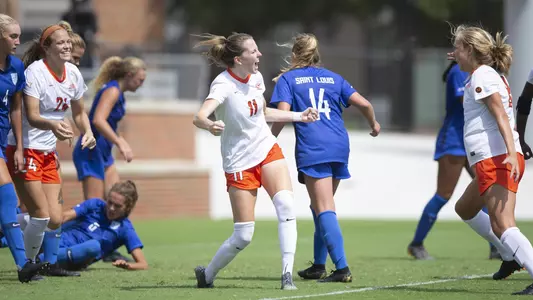 Yochum celebration vs. Saint Louis 2
