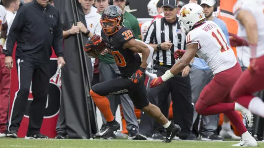 Oklahoma State Cowboys vs Iowa State Cyclones Football Game, Saturday, October 6, 2018, Boone Pickens Stadium, Stillwater, OK. Bruce Waterfield/OSU Athletics