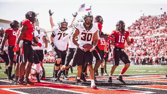Image Taken at the Texas Tech Red Raiders vs Oklahoma State Cowboys Football Game, Saturday, October 5, 2019, Jones AT&T Stadium, Lubbock, TX. Bruce Waterfield/OSU Athletics