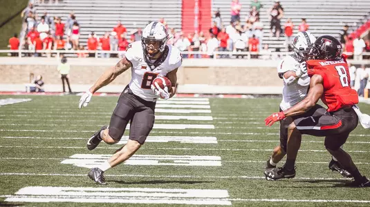 Image Taken at the Texas Tech Red Raiders vs Oklahoma State Cowboys Football Game, Saturday, October 5, 2019, Jones AT&T Stadium, Lubbock, TX. Bruce Waterfield/OSU Athletics