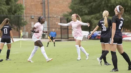 Celebration - Coleman goal vs. Kansas State