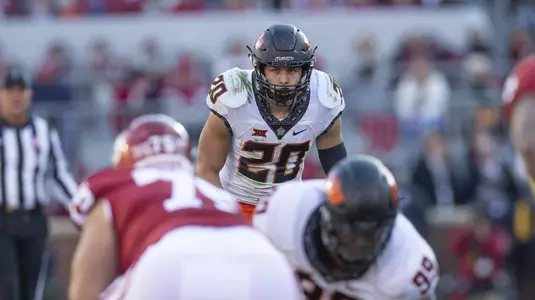Oklahoma Sooners vs Oklahoma State Cowboys Football Game, Saturday, November 10, 2018, Gaylord Memorial Stadium, Norman, OK. Bruce Waterfield/OSU Athletics