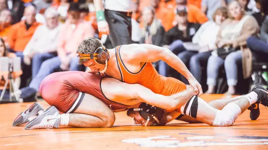 Oklahoma State Cowboys vs Oklahoma Sooners Wrestling Dual, Sunday, December 9, 2018, Gallagher-Iba Arena, Stillwater, OK. Bruce Waterfield/OSU Athletics