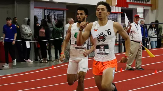 Ashton Hicks at Big 12 Championships