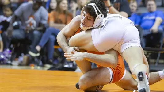 Image Taken at the Oklahoma State Cowboys vs Lehigh Mountain Hawks Wrestling Dual, Sunday, February 3, 2019, Gallagher-Iba Arena, Stillwater, OK. Bruce Waterfield/OSU Athletics