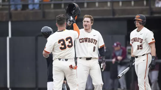 Image Taken at the Oklahoma State Cowboys vs Missouri State Bears Baseball Game, Tuesday, March 12, 2019, Allie P. Reynolds Stadium, Stillwater, OK. Bruce Waterfield/OSU Athletics