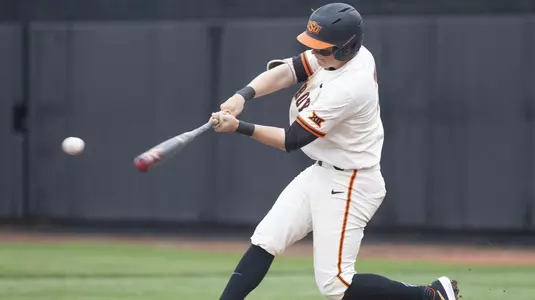 Image Taken at the Oklahoma State Cowboys vs Missouri State Bears Baseball Game, Tuesday, March 12, 2019, Allie P. Reynolds Stadium, Stillwater, OK. Bruce Waterfield/OSU Athletics