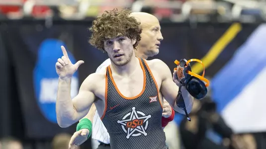 Image Taken at the 2019 NCAA Wrestling Championships Day 1 Session 2, Thursday, March 21, 2019, PPG Paints Arena, Pittsburgh, PA. Bruce Waterfield/OSU Athletics