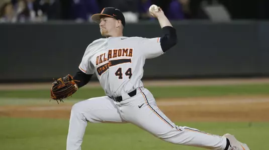 TCU vs Oklahoma State University baseball at Lupton Stadium at TCU in Fort Worth, Texas on March 23, 2019. (Photo by/Gregg Ellman)