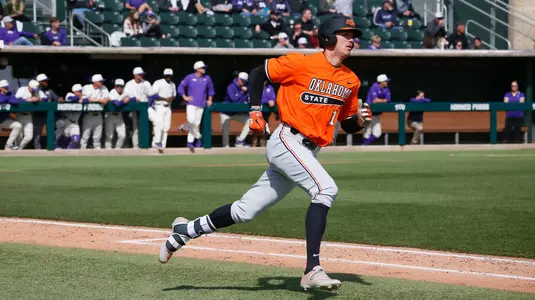 TCU vs Oklahoma State University baseball game 3 in Fort Worth, Texas on March 31, 2019. (Photo by/Ellman Photography)