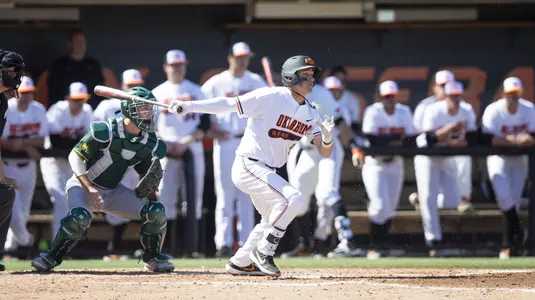 Image Taken at the Oklahoma State Cowboys vs Southeastern Louisiana Lions Baseball Game, Saturday, March 16, 2019, Allie P. Reynolds Stadium, Stillwater, OK. Bruce Waterfield/OSU Athletics
