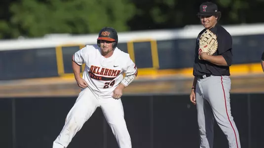 Image Taken at the Oklahoma State Cowboys vs Texas Tech Red Raiders Baseball Game, Thursday, May 17, 2018, Allie P. Reynolds Stadium, Stillwater, OK. Bruce Waterfield/OSU Athletics