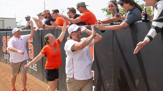 Softball Coaches w/ Fans