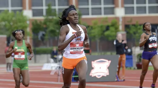 Aaliyah Birmingham at Big 12 Outdoors