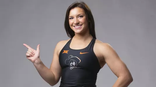Image Taken at the OSU Track and Field Social Media Photo Shoot, Thursday, December 6, 2018, Orange Power Studios, Stillwater, OK. Bruce Waterfield/OSU Athletics