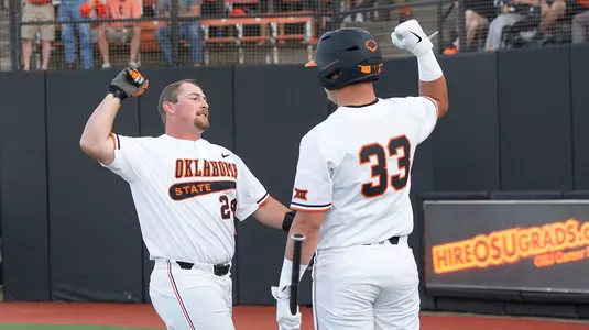 Image Taken at the Oklahoma State Cowboys vs Baylor Bears Baseball Game, Thursday, May 16, 2019, Allie P. Reynolds Stadium, Stillwater, OK. Bruce Waterfield/OSU Athletics