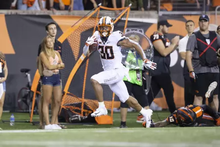 Chuba Hubbard vs. Oregon State