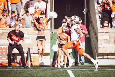 Image taken at the Oklahoma State Cowboys vs Tulsa Golden Hurricane football game, Staurday September 14, 2019, Skelly Field at H.A. Chapman Stadium, Tulsa, Oklahoma. Caulen Spencer/OSU Athletics