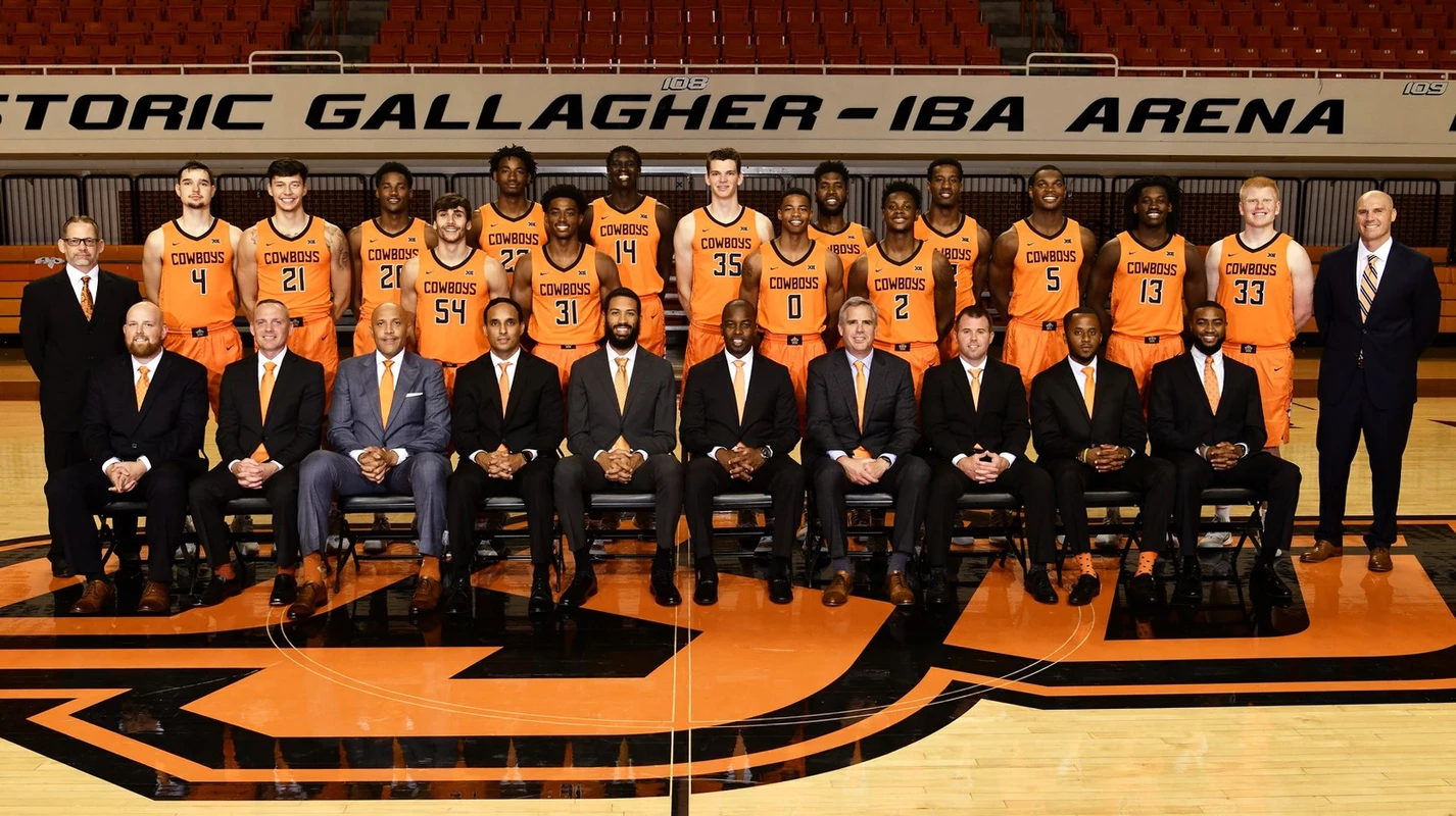 2019-20 Cowboy Basketball Team Photo