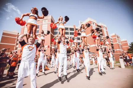 Image Taken at the Oklahoma State Cowboys vs McNeese State Cowboys Football Game, Saturday, September 7, 2019, Boone Pickens Stadium, Stillwater, OK. Bruce Waterfield/OSU Athletics