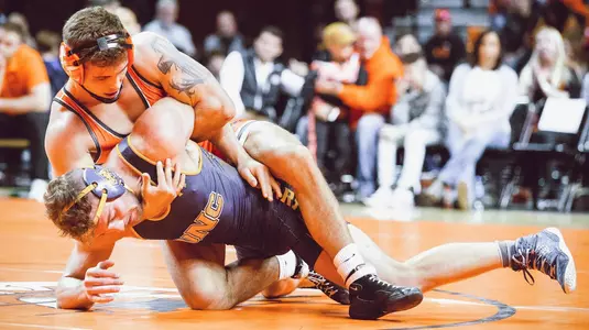Oklahoma State Cowboys vs Northern Colorado Bears Wrestling Dual, Sunday January 12, 2020, Gallagher-Iba Arena, Stillwater, Oklahoma. Caulen Spencer/OSU Athletics