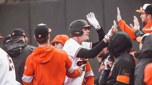Campbell celebration vs. UTRGV