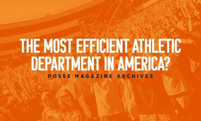 The Most Efficient Athletic Department in America?