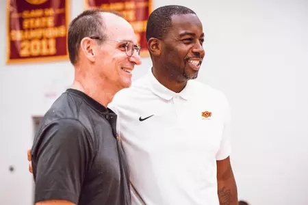 Mike Boynton Poses With Fan