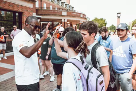 Mike Boynton With Students