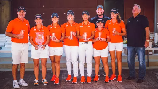 Cowgirls Celebrate After Tournament Win In Texas