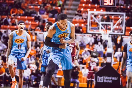 Bryce Thompson celebrates play