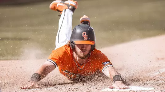Morrill slides home vs. UNCW