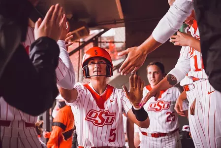 Dugout celebration