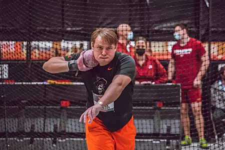 Hickel at Big 12 Indoors