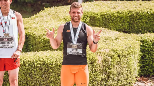 Dyer at Big 12 Outdoors