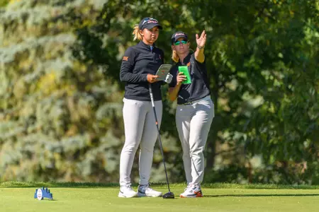 Thitaporn Saithip and Maddie Swaney at Medinah