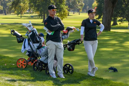 Cecilie Leth-Nissen and Greg Robertson at Medinah