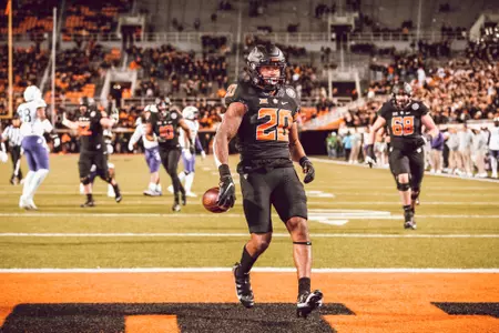 Image Taken at the Oklahoma State Cowboys vs TCU Horned Frogs, Saturday, November 13 2021, Boone Pickens Stadium, Stillwater, OK. Caulen Spencer/OSU Athletics