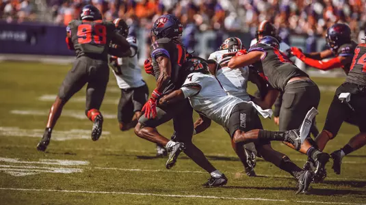 Image of Oklahoma State Cowboy Football vs TCU Taken Saturday, October 15, 2022, Amon G. Carter Stadium, Stillwater, OK. Jerod Hill/OSU Athletics
