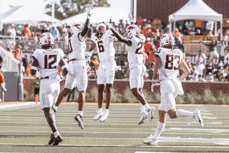 Image Taken at the Baylor Bears vs Oklahoma State Cowboys Football Game, Saturday, October 1, 2022, McLane Stadium, Waco, TX. Bruce Waterfield/OSU Athletics