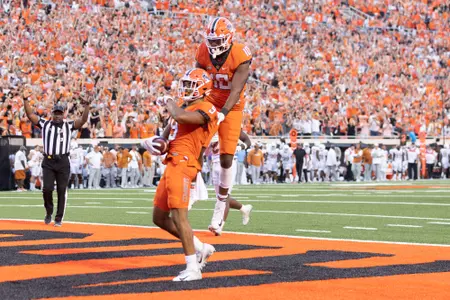 Image Taken at the Oklahoma State Cowboys vs Texas Longhorns Football Game, Saturday, October 22, 2022, Boone Pickens Stadium, Stillwater, OK. Bruce Waterfield/OSU Athletics
