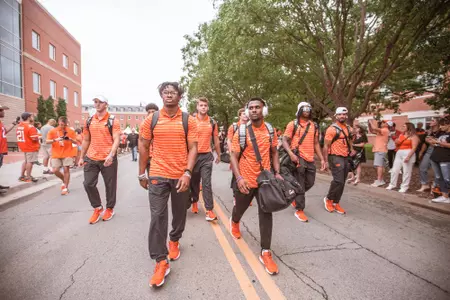 Image Taken at the Oklahoma State Cowboys vs Central Michigan Chippewas Football Game, Thursday, September 1, 2022, Boone Pickens Stadium, Stillwater, OK. Bruce Waterfield/OSU Athletics