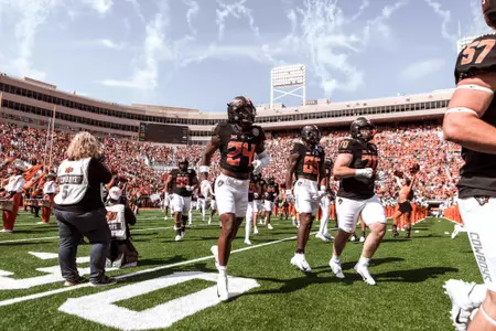 Image Taken at the Oklahoma State Cowboys vs Texas Tech Red Raiders Football Game, Saturday, October 8, 2022, Boone Pickens Stadium, Stillwater, OK. Bruce Waterfield/OSU Athletics