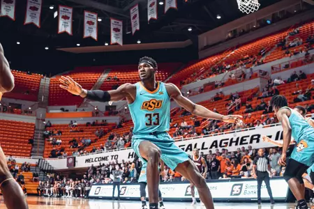 Image Taken at the Oklahoma State Cowboys vs Southern Illinois Salukis Basketball Game, Thursday, November 10, 2022, Gallagher-Iba Arena, Stillwater, OK. Mary Elizabeth/OSU Athletics