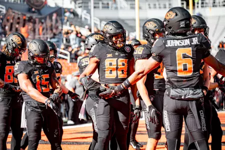 Image Taken at the Oklahoma State Cowboys vs Iowa State Cyclones Football Game, Saturday, November 12, 2022, Boone Pickens Stadium, Stillwater, OK. Bruce Waterfield/OSU Athletics