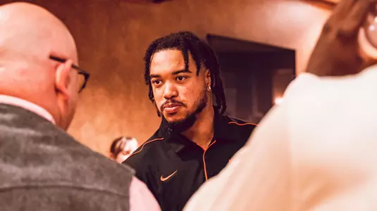 Image Taken at Oklahoma State Athletics Networking Event, Monday, October 24, 2022, Boone Pickens Stadium, Stillwater, OK. Addison Skaggs/OSU Athletics