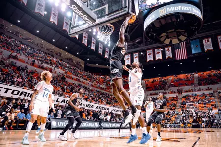 Image Taken at the Oklahoma State Cowboys vs Tulsa Golden Hurricanes Basketball Game, Friday, November 25, 2022, Gallagher-Iba Arena, Stillwater, OK. Mary Elizabeth/OSU Athletics