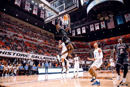 Image Taken at the Oklahoma State Cowboys vs Tulsa Golden Hurricanes Basketball Game, Friday, November 25, 2022, Gallagher-Iba Arena, Stillwater, OK. Mary Elizabeth/OSU Athletics